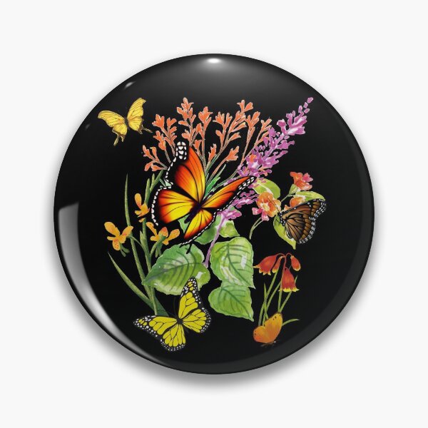 Item preview, Butterflies & Wildflowers Bright Colorful Design designed and sold by EarthArtDesigns.