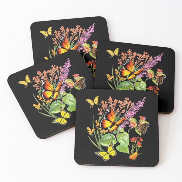 Item preview, Butterflies & Wildflowers Bright Colorful Design designed and sold by EarthArtDesigns.