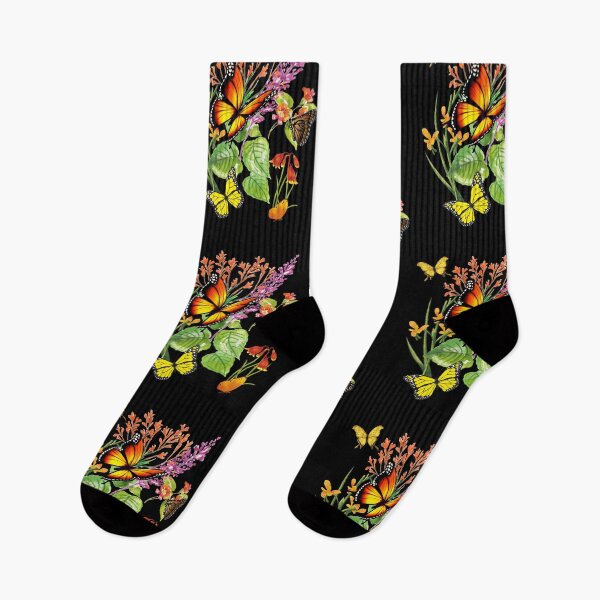 Item preview, Butterflies & Wildflowers Bright Colorful Design designed and sold by EarthArtDesigns.