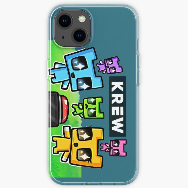 MineCraft - Itsfunneh Krew Team Ghost iPhone Soft Case