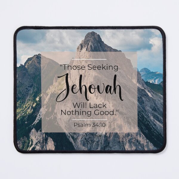 Item preview, JW 2022 Year Text Those Seeking Jehovah Will Lack Nothing Good designed and sold by Power of Print.