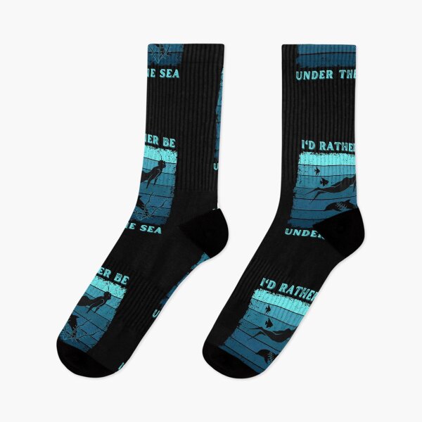 Item preview, I'd Rather Be Under The Sea, I Love To Snorkel, Funny Sports, Vintage Underwater Sunset, Beach Lifestyle, For Ocean Lovers, Tropical Vacation, Swim With Dolphins designed and sold by Sun Sand & Sea Art.