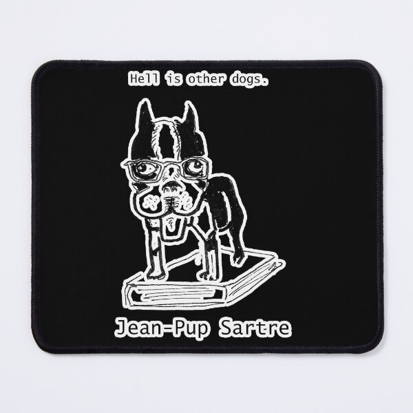 Item preview, Dog Author Jean-Pup Sartre designed and sold by Starbelly208.