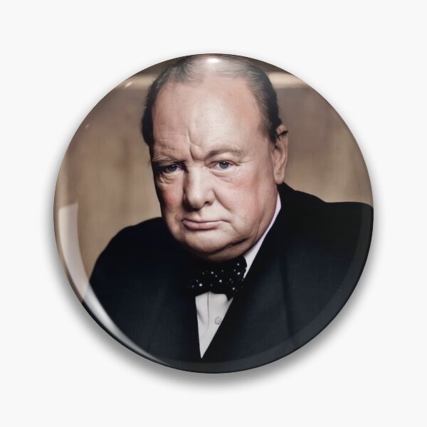 Item preview, Sir Winston Churchill in colour designed and sold by AndythephotoDr.