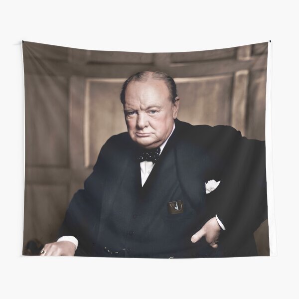 Item preview, Sir Winston Churchill in colour designed and sold by AndythephotoDr.