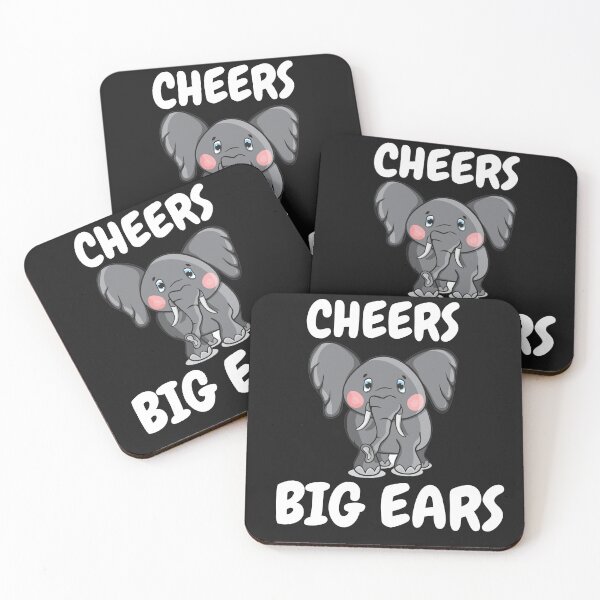 Item preview, Cheers Big Ears - Funny Saying designed and sold by Jazyshop.