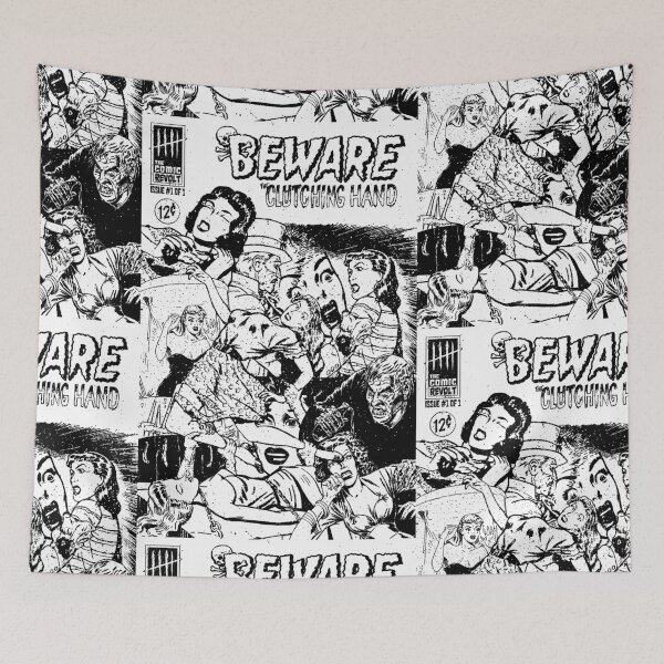 Item preview, Beware the Clutching Hand B&W designed and sold by thatdudehroth.