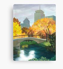 Boston Public Garden Canvas Print