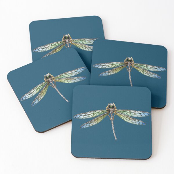 Item preview, Blue and Green Dragonfly | Vintage Accessories designed and sold by KnightandMoon.