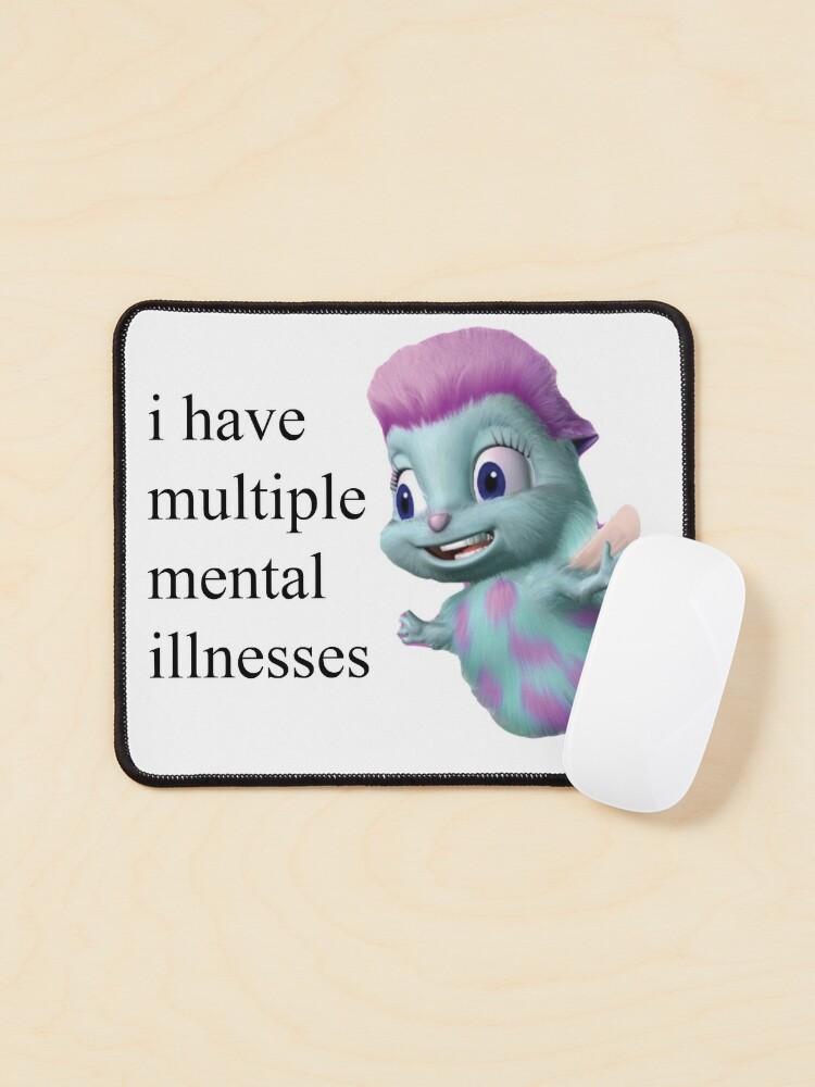 Bibble Mental Illness Rights Sticker for Sale by broadwaycantdie