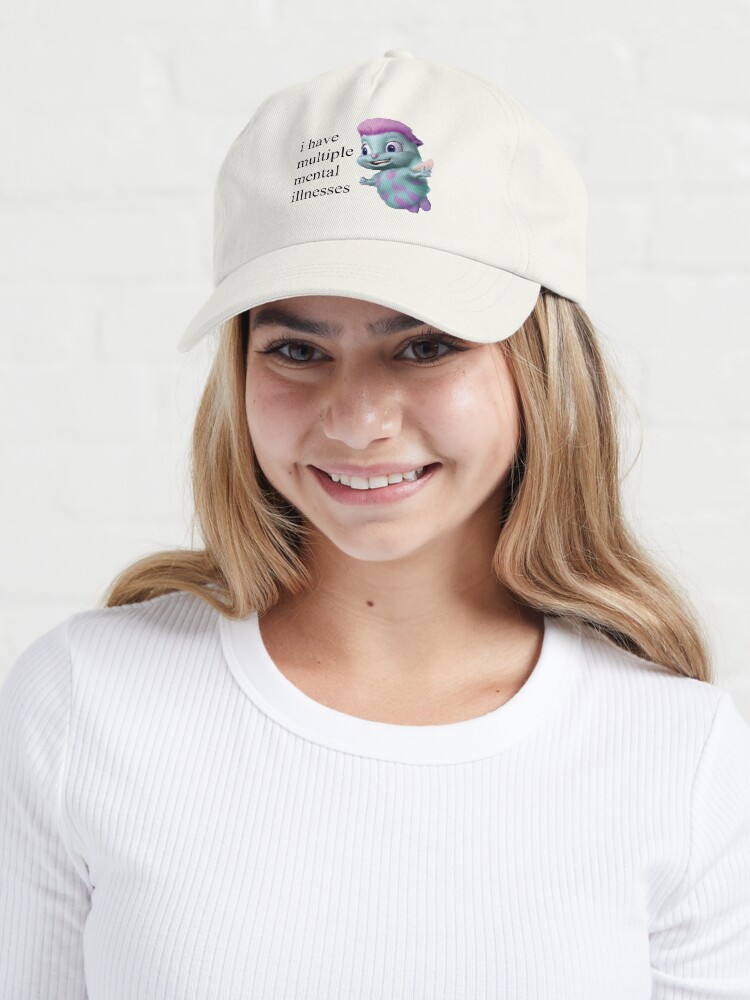 Aperçu 6 sur 7. Casquette avec l'œuvre Bibble les droits de la maladie mentale créée et vendue par broadwaycantdie.