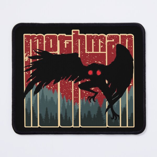 Item preview, Retro Mothman - Cool Vintage Cryptid Cartoon - Original Artwork designed and sold by NatIntrovertSoc.