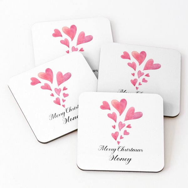 Item preview, Cute Greeting Card Christmas - Merry Christmas Honey designed and sold by DitaNadiaStore.