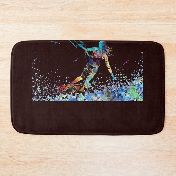 Item preview, Kitesurfing, watercolor kiteboarding  Classic T-Shirt designed and sold by GibsonGary.