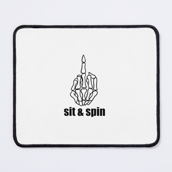 Item preview, Skeleton Middle Finger - Sit & Spin designed and sold by GabGoodiesss.