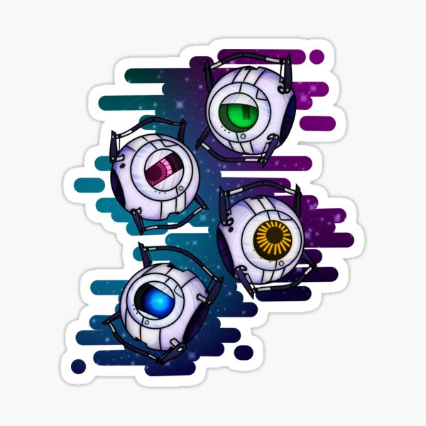 Portal 2 Kerne Sticker