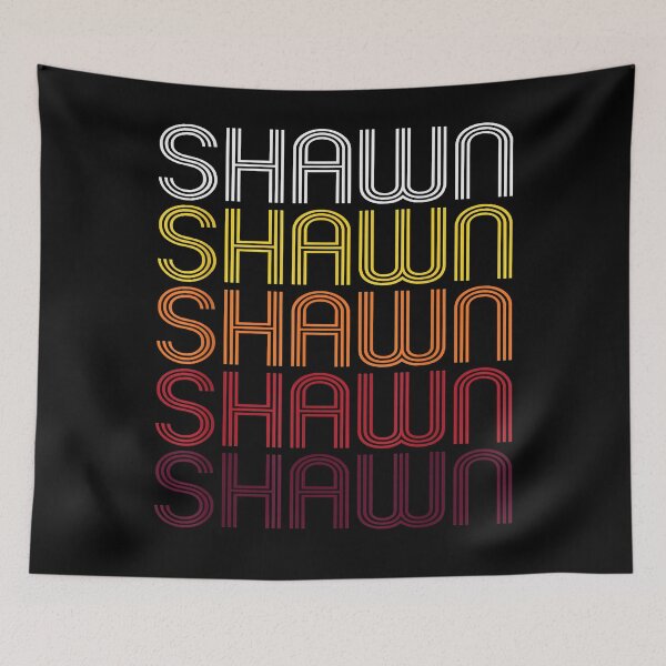Item preview, Shawn Retro Wordmark Pattern Funny Vintage Style  designed and sold by RobinKirkey.