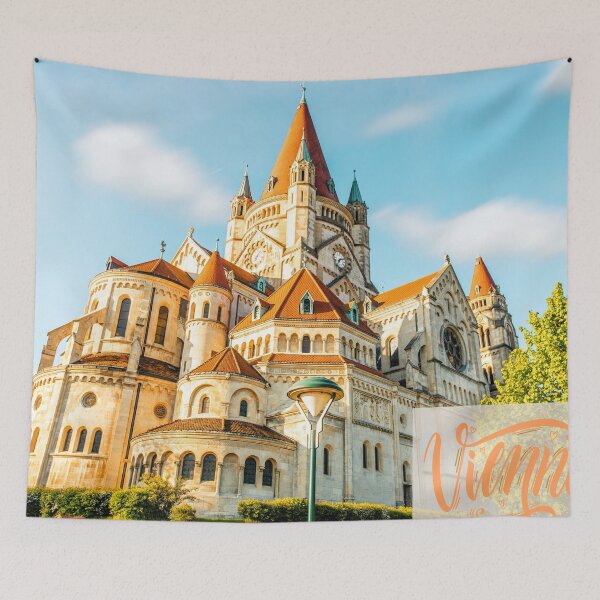 Item preview, St. Francis of Assisi Church, Mexiko Platz, Vienna, Austria designed and sold by mycloudzdesign.