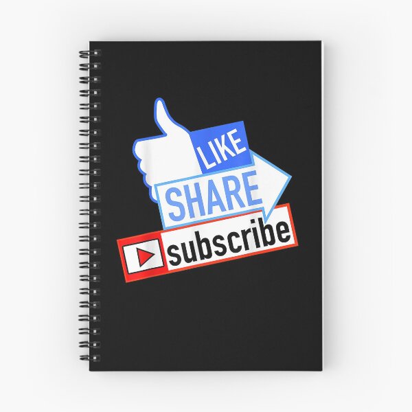 Item preview, Social Media Like Share Subscribe  designed and sold by RobinKirkey.