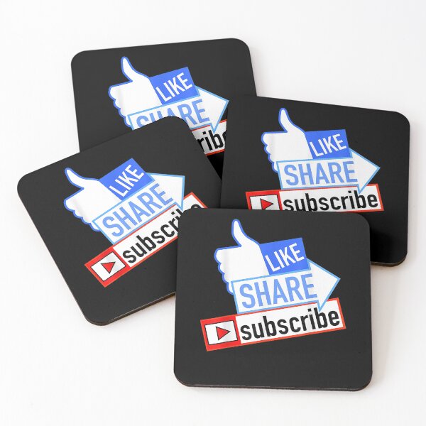 Item preview, Social Media Like Share Subscribe  designed and sold by RobinKirkey.