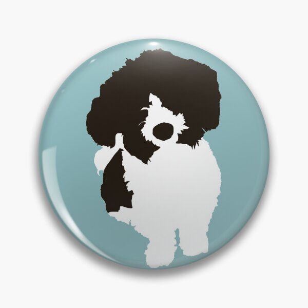 Item preview, Small Black and White Shichon Dog designed and sold by jehnner.