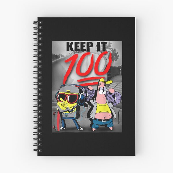 Item preview, Spongebob Funny SquarePants Keep It 100 designed and sold by RobinKirkey.