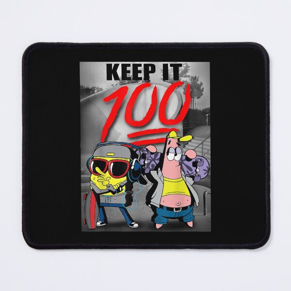 Item preview, Spongebob Funny SquarePants Keep It 100 designed and sold by RobinKirkey.