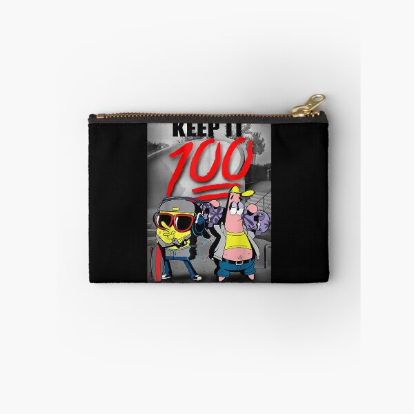 Item preview, Spongebob Funny SquarePants Keep It 100 designed and sold by RobinKirkey.