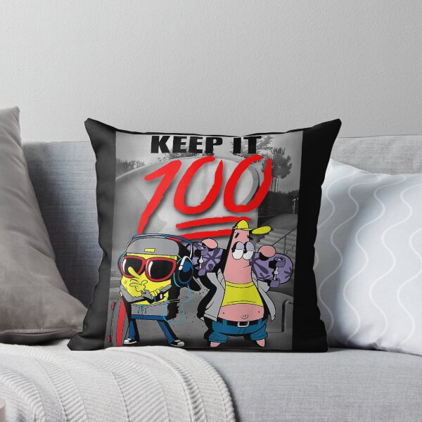 Item preview, Spongebob Funny SquarePants Keep It 100 designed and sold by RobinKirkey.