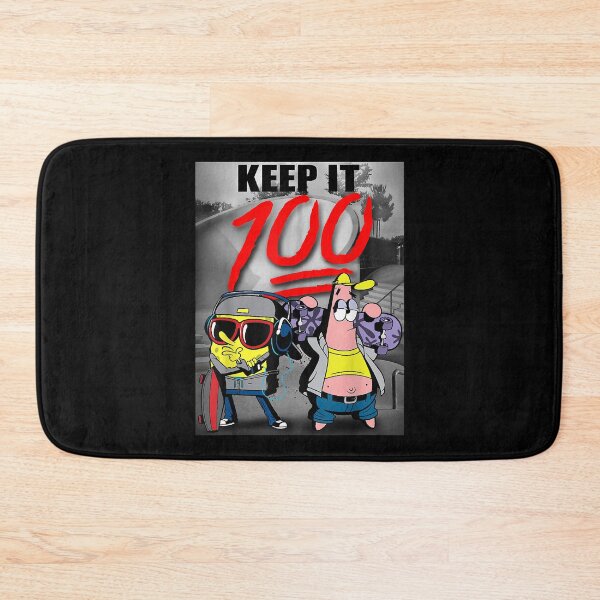 Item preview, Spongebob Funny SquarePants Keep It 100 designed and sold by RobinKirkey.