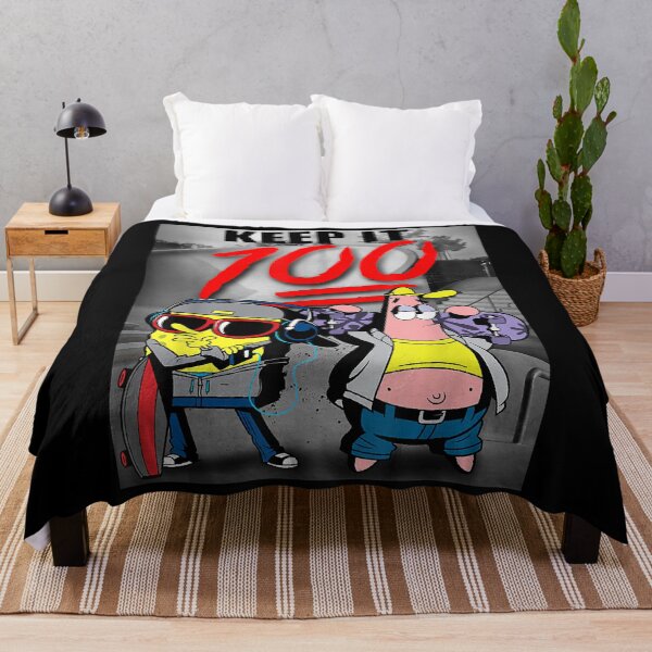 Item preview, Spongebob Funny SquarePants Keep It 100 designed and sold by RobinKirkey.