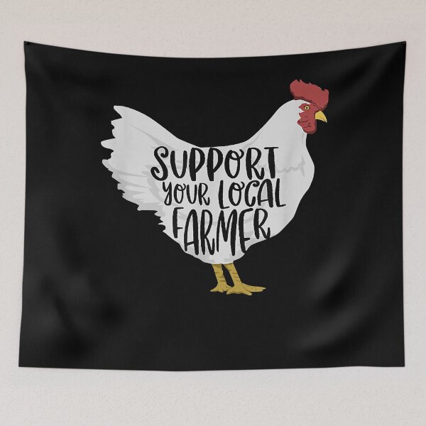 Item preview, Support Your Local Farmer  designed and sold by RobinKirkey.