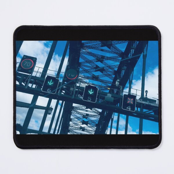 Item preview, The Harbor bridge traffic lanes designed and sold by JackHoganArt.