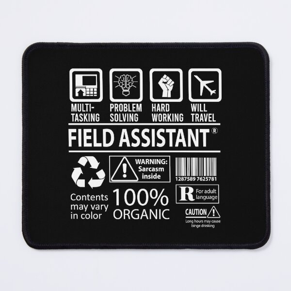 Artikelvorschau, Field Assistant T-Shirt - MultiTasking zertifizierter Job Geschenkartikel Tee entworfen und verkauft von andahanson.