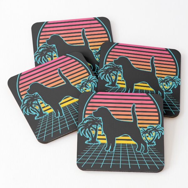 Item preview, Beagle Dog Vintage 80s Vaporwave Aesthetic Puppy Lover T-Shirt designed and sold by Joannuna.