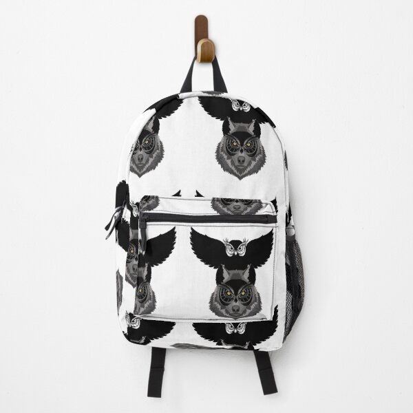 Item preview, Owl vs Wolf with mask, wild nature designed and sold by Designer-amjed.