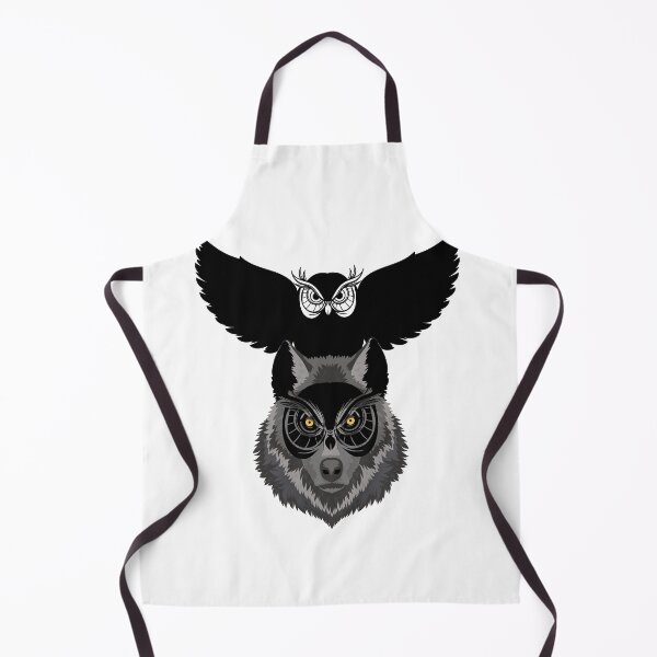 Item preview, Owl vs Wolf with mask, wild nature designed and sold by Designer-amjed.