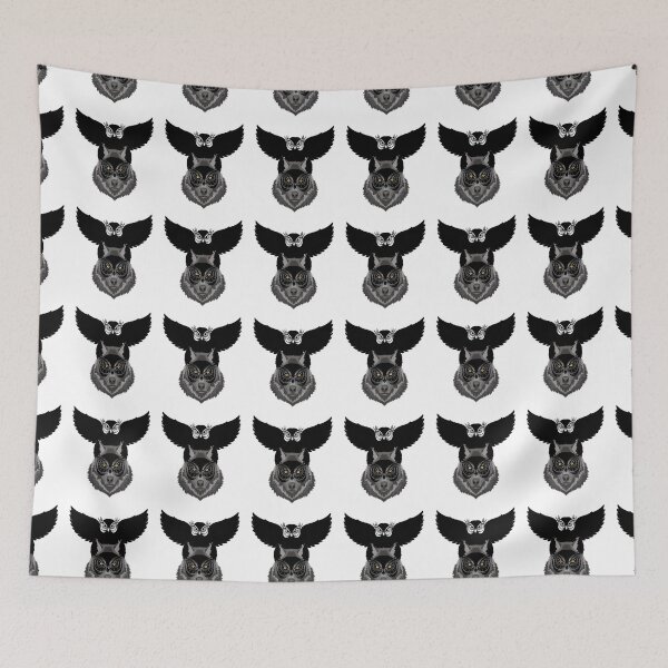 Item preview, Owl vs Wolf with mask, wild nature designed and sold by Designer-amjed.