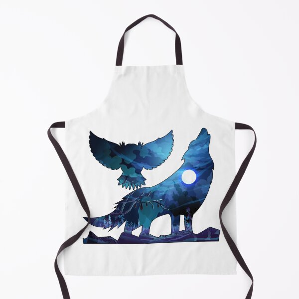 Item preview, Wolf and Owl in the dark of the night designed and sold by Designer-amjed.