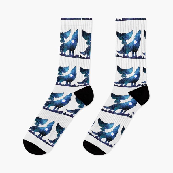 Item preview, Wolf and Owl in the dark of the night designed and sold by Designer-amjed.