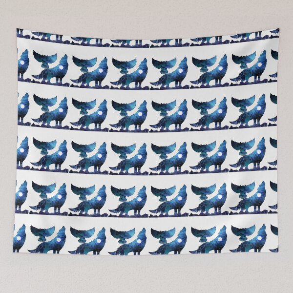 Item preview, Wolf and Owl in the dark of the night designed and sold by Designer-amjed.