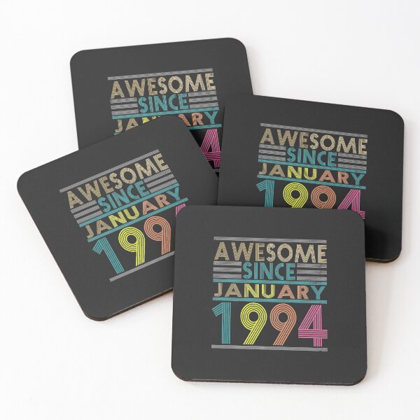 Item preview, Awesome Since January Born In 1994 Vintage 28th Birthday designed and sold by AnitaJGreenspan.