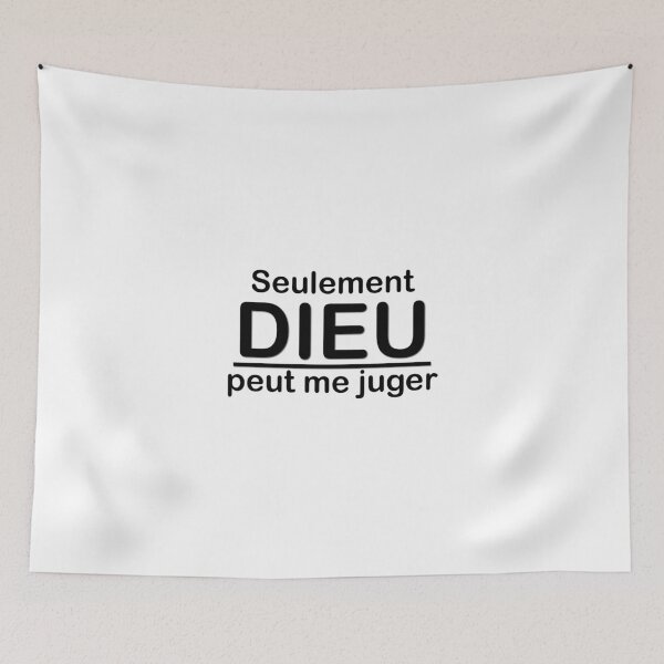 Aperçu de l'œuvre Seulement Dieu Peut Me Juger créée et vendue par JonathanP514.