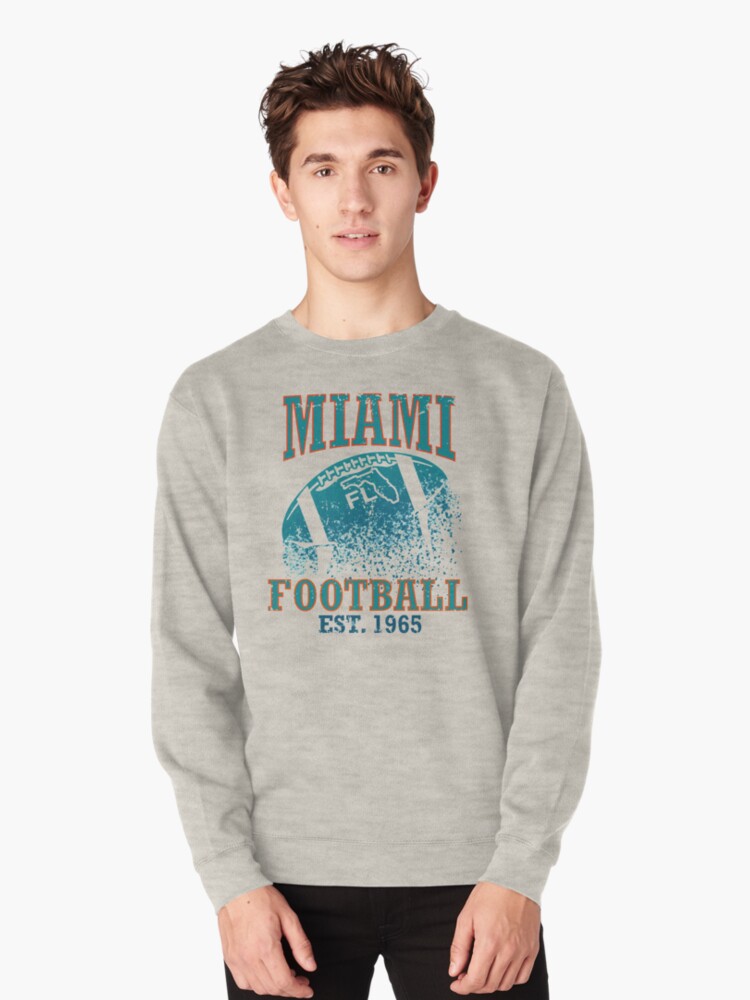 Vintage Miami Football Crewneck Sweatshirt Miami Football 