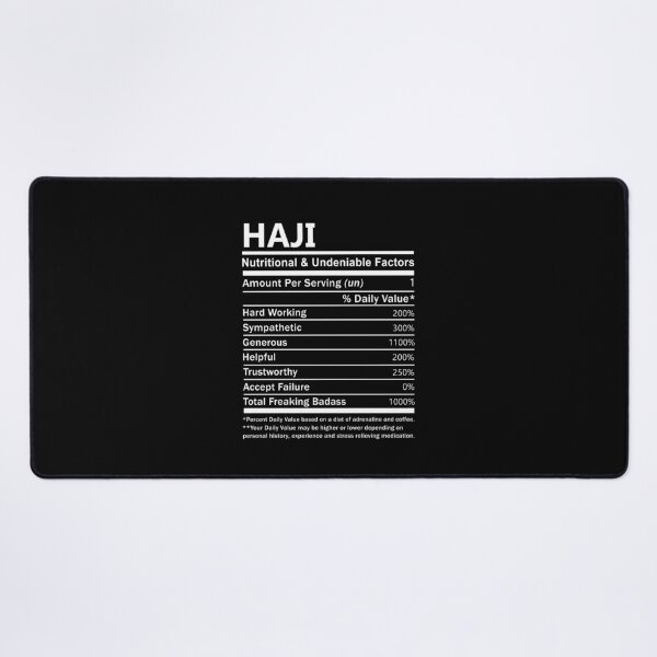 Item preview, Haji Name T Shirt - Haji Nutritional And Undeniable Factors Gift Item Tee designed and sold by frischmanjose.