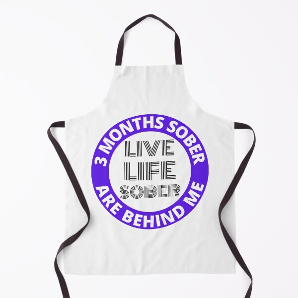 Item preview, Three Months Sober Are Behind Me Live Life Sober Alcoholics Recovery Sticker designed and sold by RGRamsey.