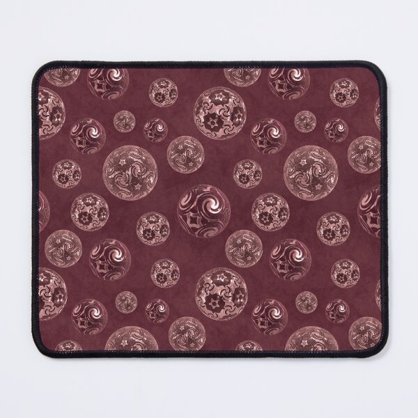 Item preview, Burgundy Magickal Baubles on Mottled Paper designed and sold by James-Cole.