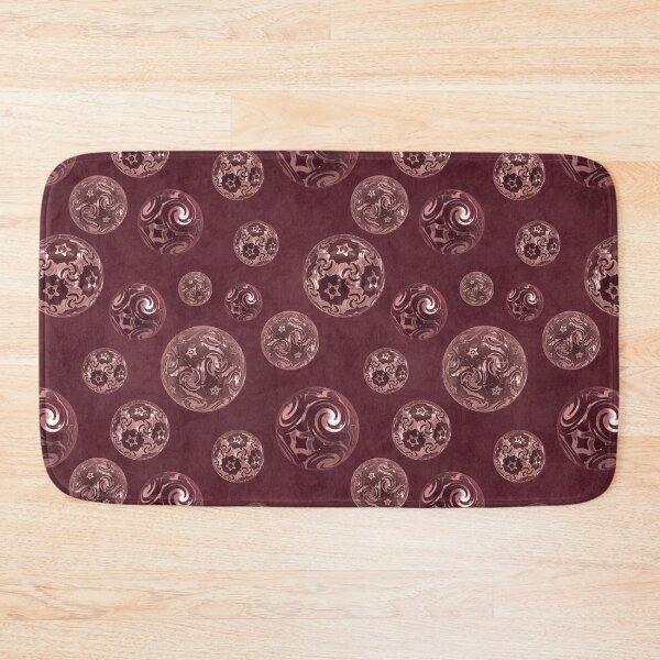 Item preview, Burgundy Magickal Baubles on Mottled Paper designed and sold by James-Cole.