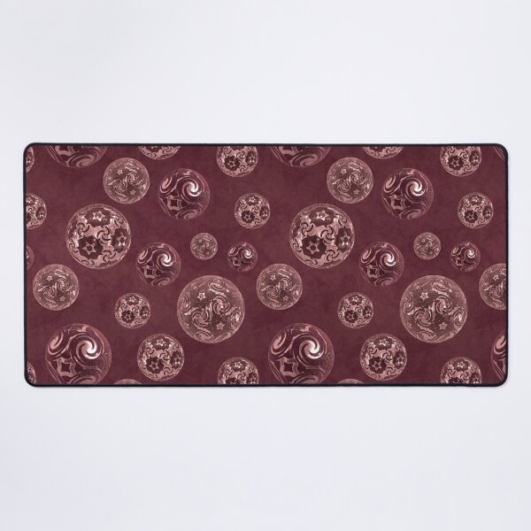 Item preview, Burgundy Magickal Baubles on Mottled Paper designed and sold by James-Cole.