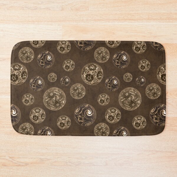 Item preview, Earthy Brown Magickal Baubles on Mottled Paper designed and sold by James-Cole.